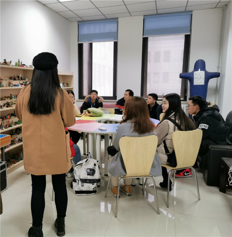 软件学院成功开展2019级心理委员团体辅导沙盘体验活动